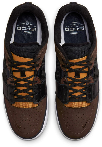 NIKE SB ISHOD WAIR PREMIUM SKATE SHOES - Blk Brwn - Size 10, 10.5, 11 Only - Sale