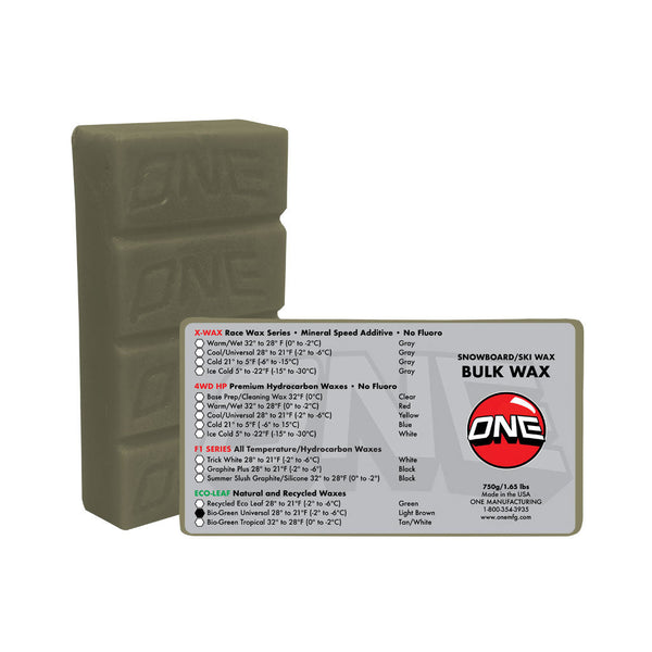 Oneball Eco Leaf Bulk Natural Wax Universal Temperature 750g 1.65lb.
