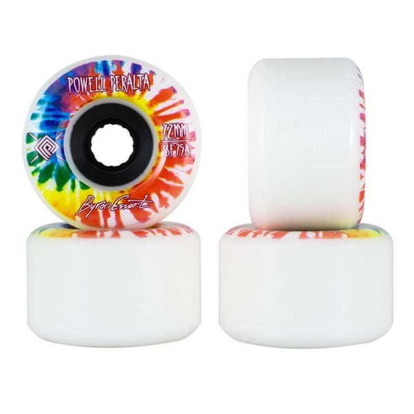 Powell Peralta Byron Essert Skateboard Wheels 72mm 75A 4pk White - Sale