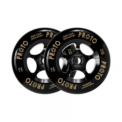 Proto Gripper Scooter Wheels 110mm (Black on Black)