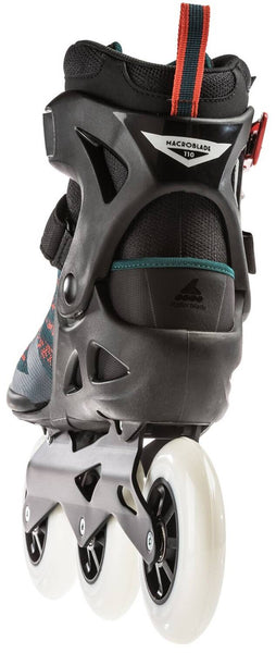 Rollerblade Macroblade 110 3WD Inline Skates 2020- Teal Green/Orange Burst - Super Sale
