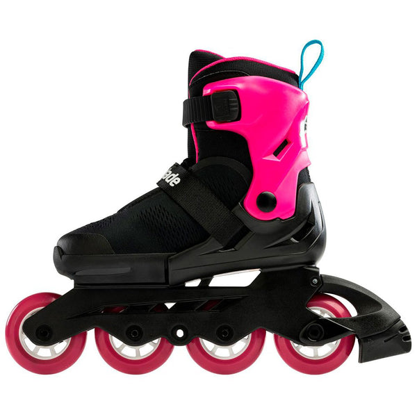 Rollerblade Microblade Free - Black/Pink - Lace Free Skates
