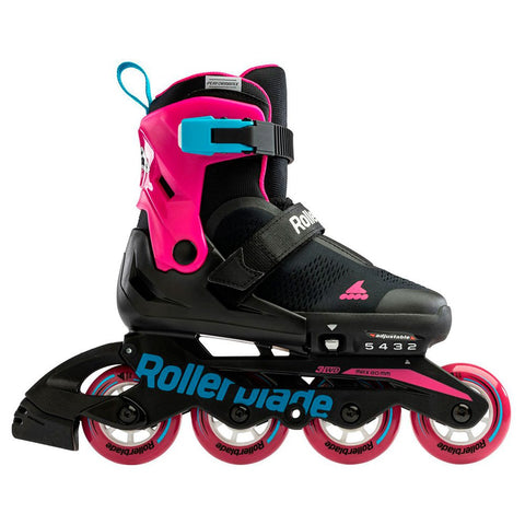 Rollerblade Microblade Free - Black/Pink - Lace Free Skates