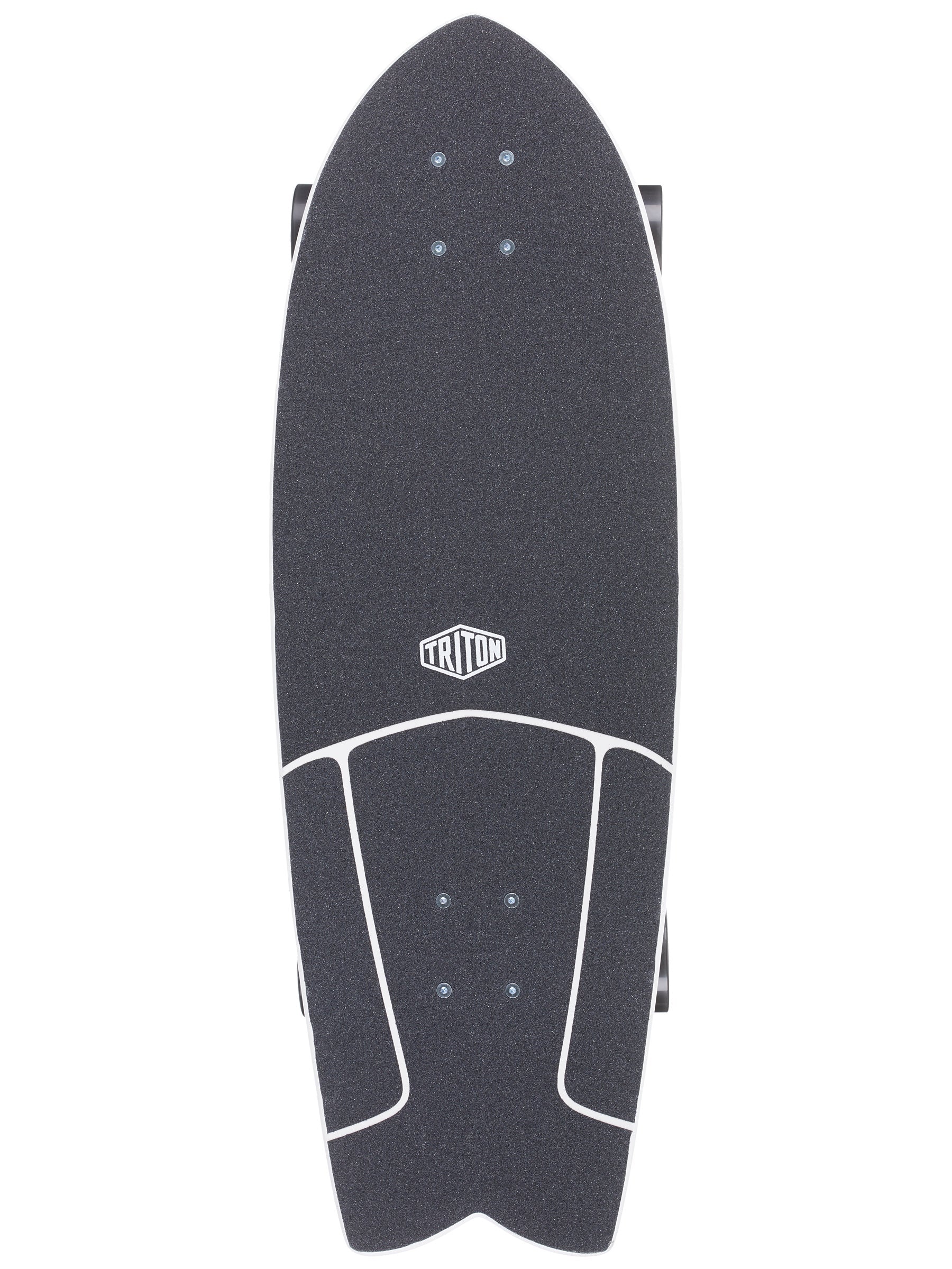 TRITO X CARVER Super Surfer SIGNAL 9.75'' X 31 INCH Complete TRITON  Skateboard Raw wave skateboard