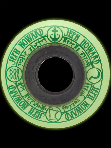 Ground Control Jeph Howard 60mm 90A Glow Wheels - Super Sale