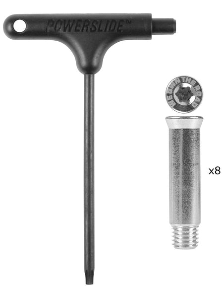 Powerslide Speed Skate 8mm Replacement M7 Axles (8 pk) - AXLESET TORQUE M7, L34mm