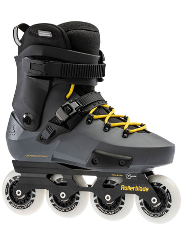 Rollerblade Twister Edge Skates - Anthracite/Yellow Size 5 Only - Super SALE