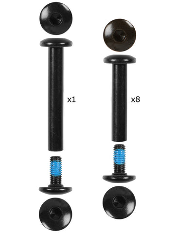 Rollerblade Spitfire and LX Replacement Skate Axles 6mm - 8 Pack + 1