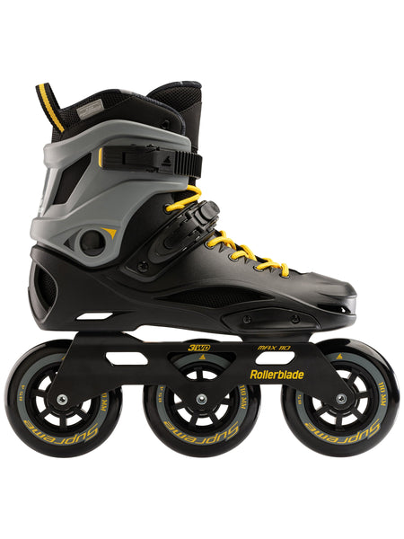Rollerblade RB 110 Unisex Urban Inline Skates 2022 Black/Grey - RB110 BKYW - Super Sale