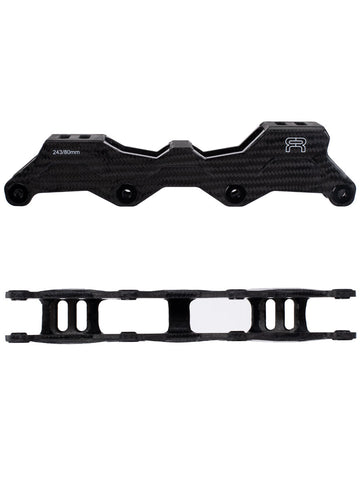 FR Carbon Inline Skate Frames 243 (4x80mm) Flat - Sale