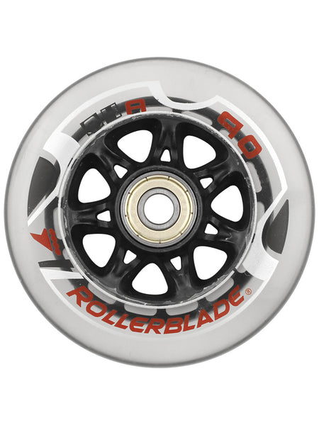 Rollerblade Wheels with SG9 Bearings 90mm 84A 8 pack