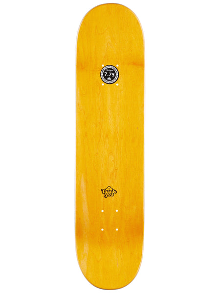 THANK YOU Skateboards Modern Logo Deck (Silver Foil) Multiple Sizes