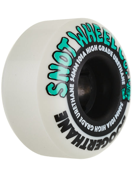 Snot Boogerthane Team Wheels - 54mm 101a - White Skateboard Wheels - Set of 4