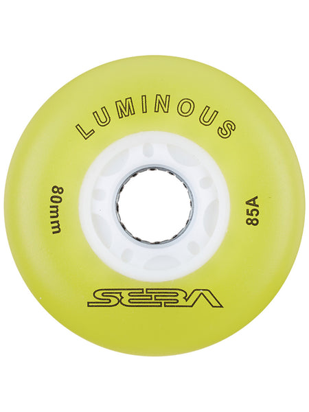 Seba Luminous LED Wheels 72mm/85a Multiple Colors 4-Pack - Sale