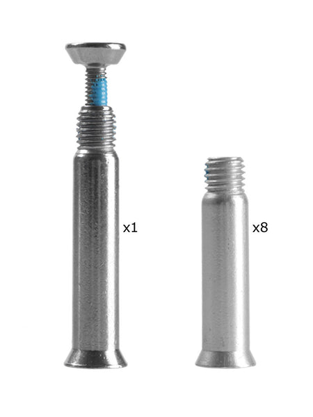 Rollerblade Skate Axles 8mm One Sided Race Axle 9-pcs- RACE AXLE