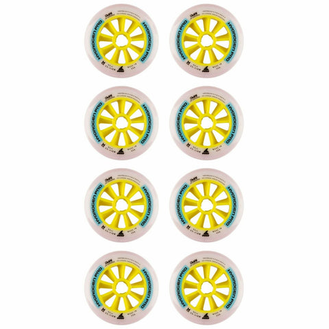 Rollerblade Hydrogen Pro XX-Firm 90mm Wheels- White/Blue (8-Pack) Hydrogen Pro 90 - SALE