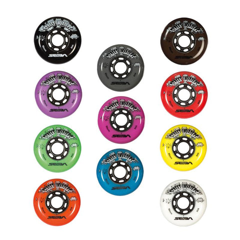 FR Street Invaders 72mm Wheels-  Multiple Colors - 4-Pack - Round Profile