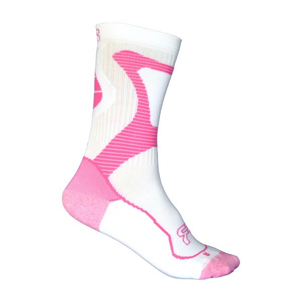 FR Nano Sport Skate Socks White/Pink