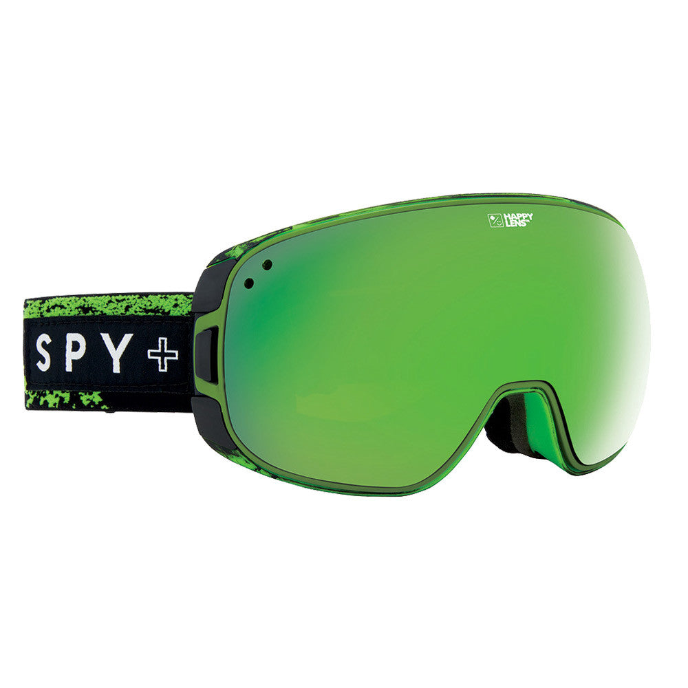 spy ski goggles Spy Bravo Happy Lens Goggles Masked Green- Sale