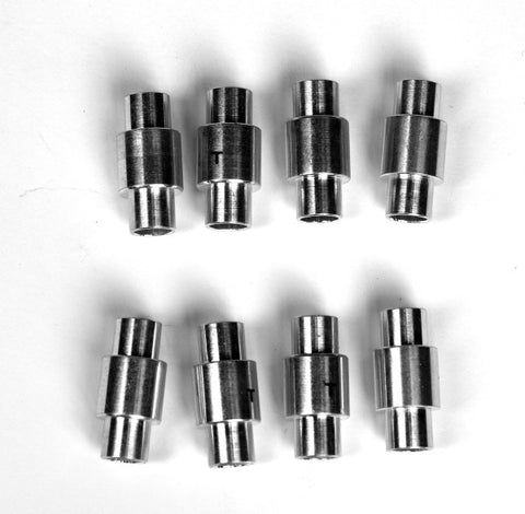 Rollerblade BEARING SPACERS ALU 6MM (8PCS) Saucer