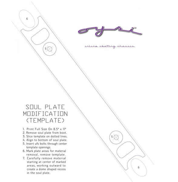 Oysi Inline Skating Chassis Black, Grey, Blue, White or Watermellon Oysius Frames