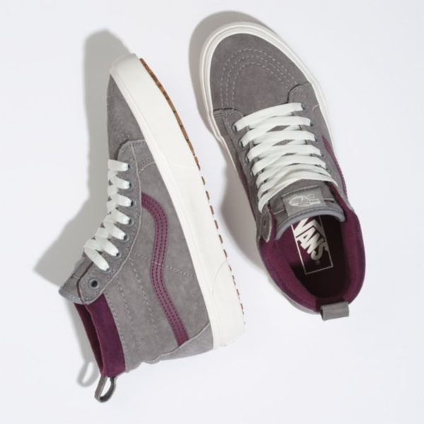 Vans Sk8 Hi MTE Frost Grey Prune Size 7.0 Mens or 8.5 Womens